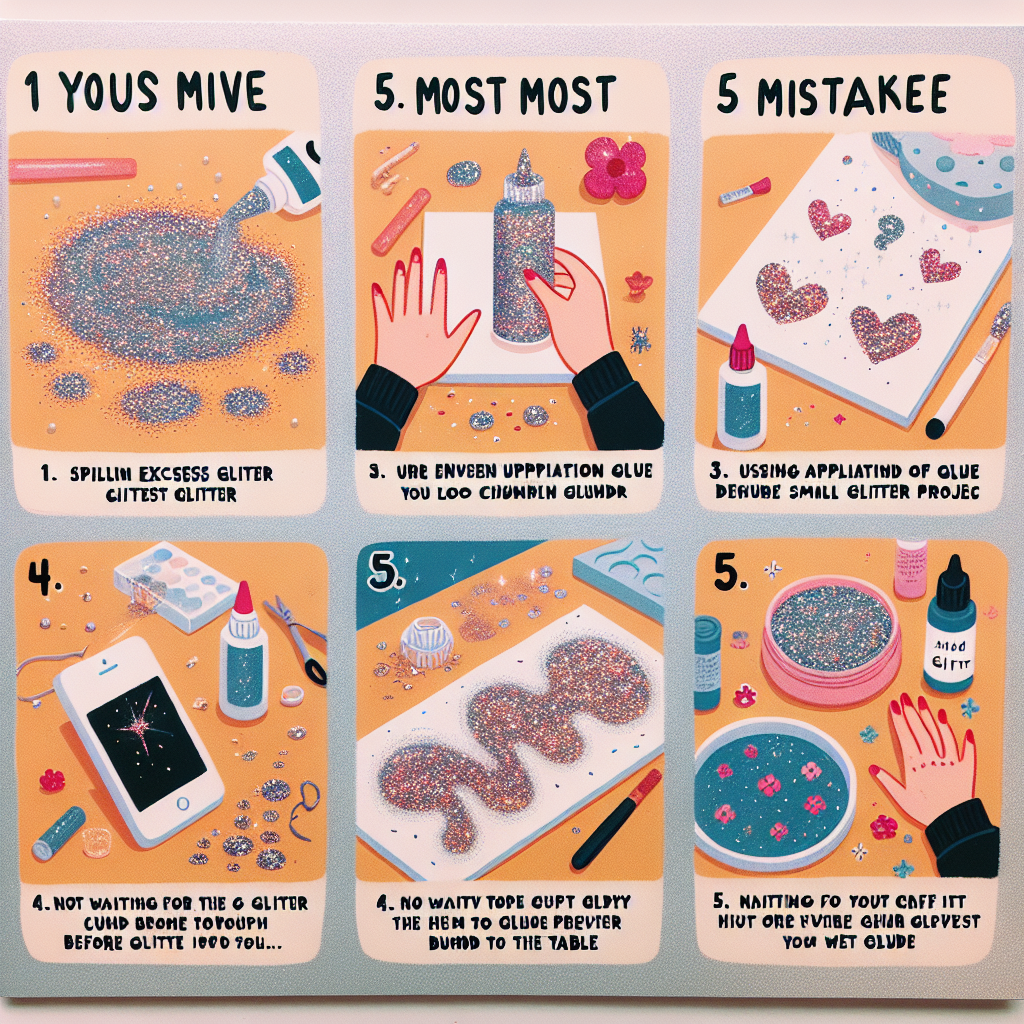 5 Common Mistakes in Glitter Crafts and How to Avoid Them