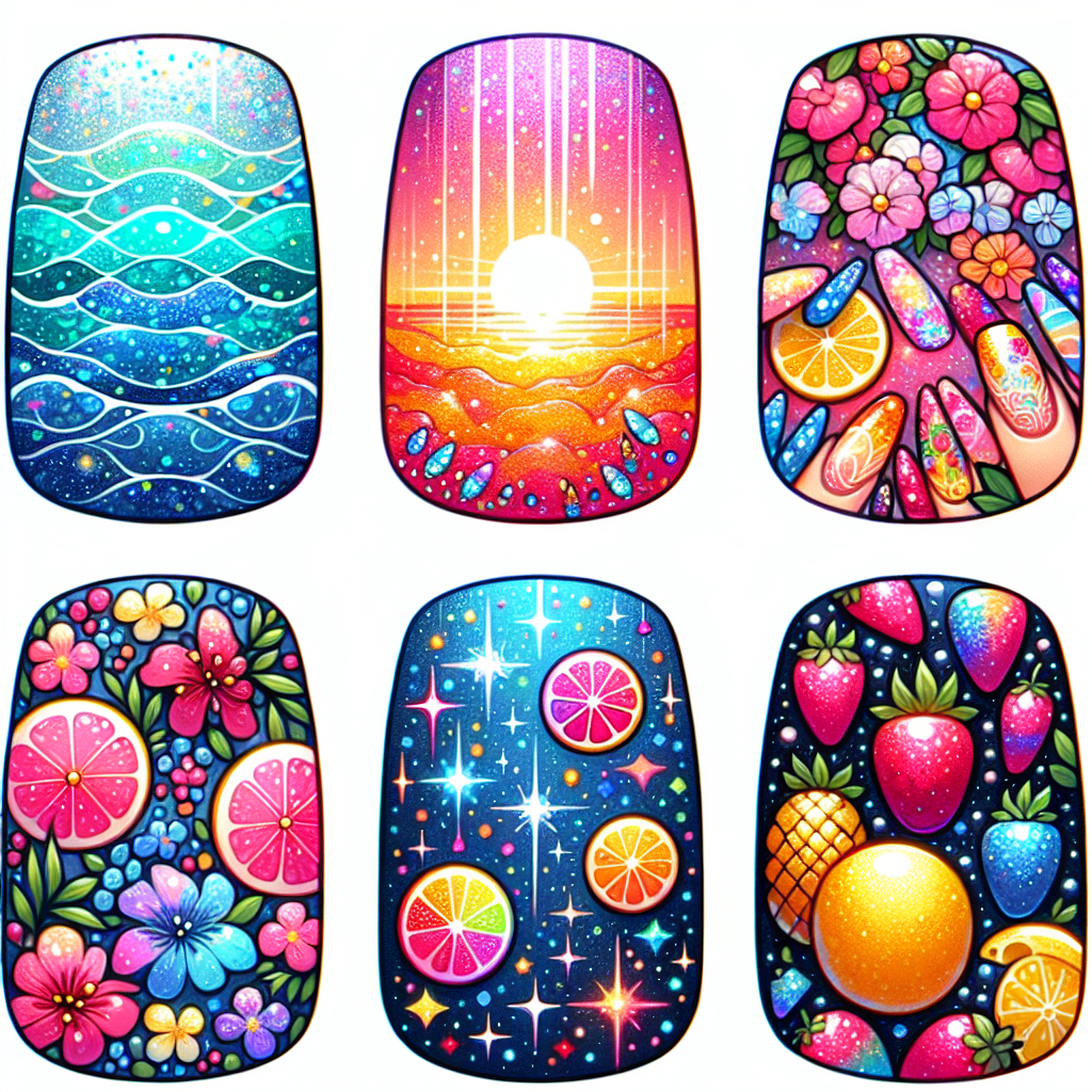 Best Glitter Colors for Summer Nail Art Trends