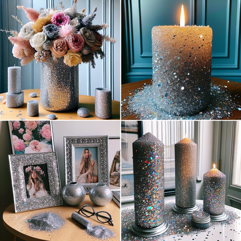 Creative Ways to Use Chunky Glitter in Home Décor