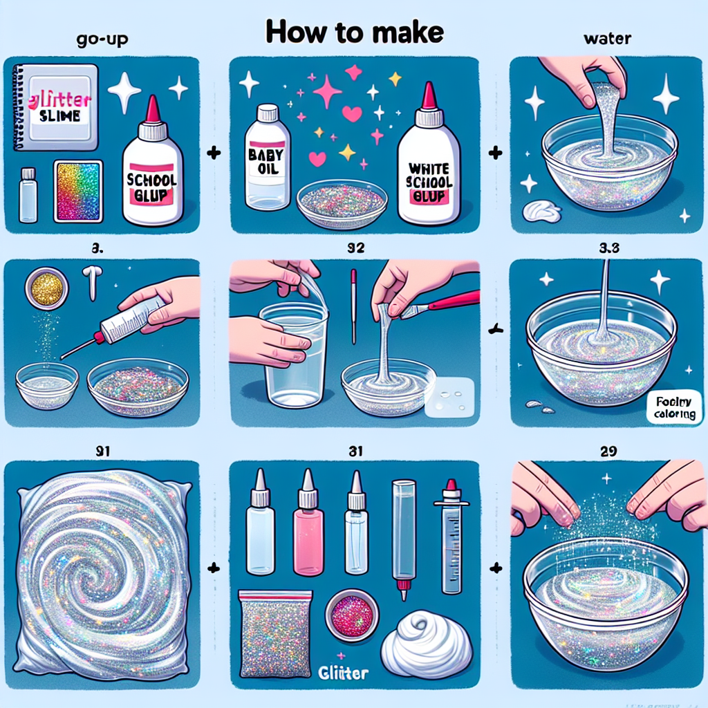 How to Make Your Own Glitter Slime at Home