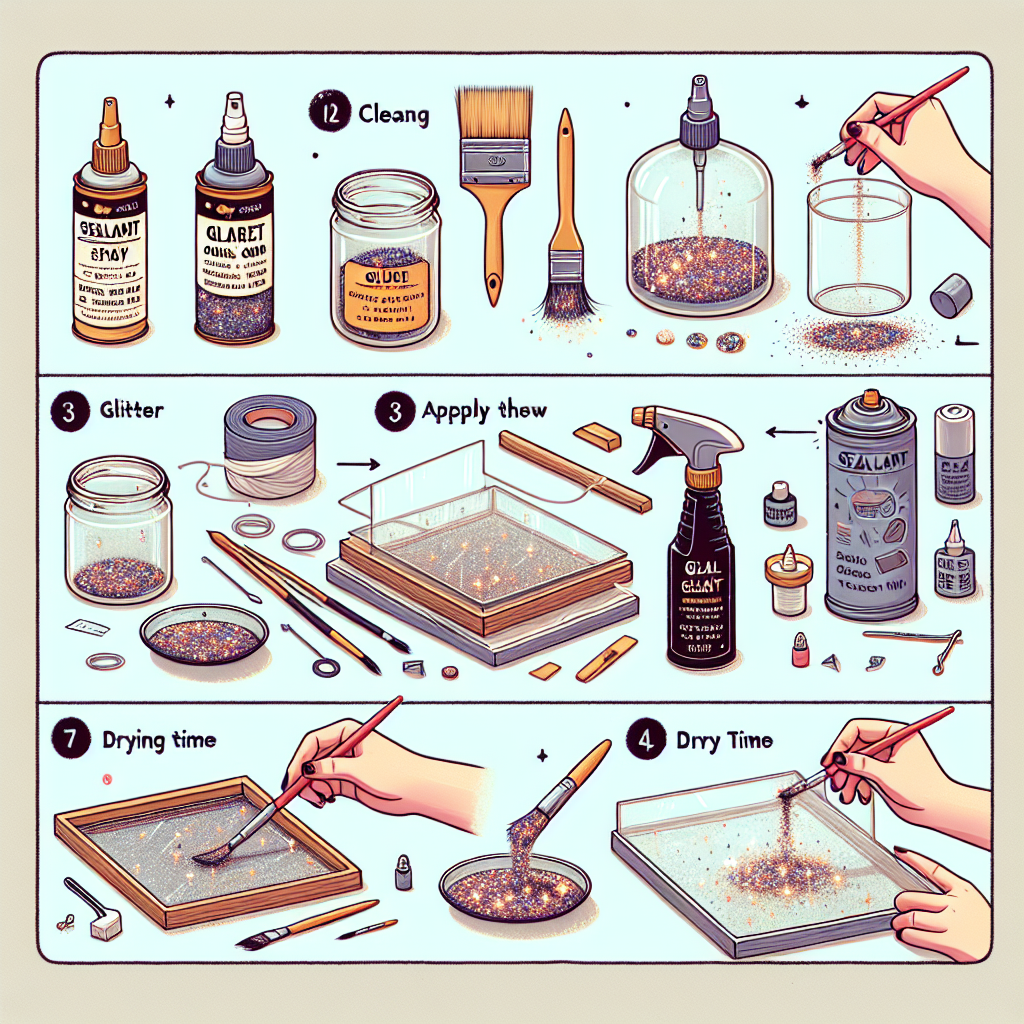 How to Seal Glitter on Glass: Step-by-Step Guide