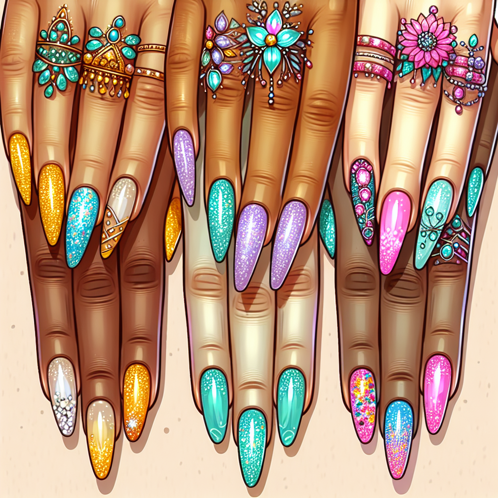 Best Glitter Colors for Summer Nail Art Trends
