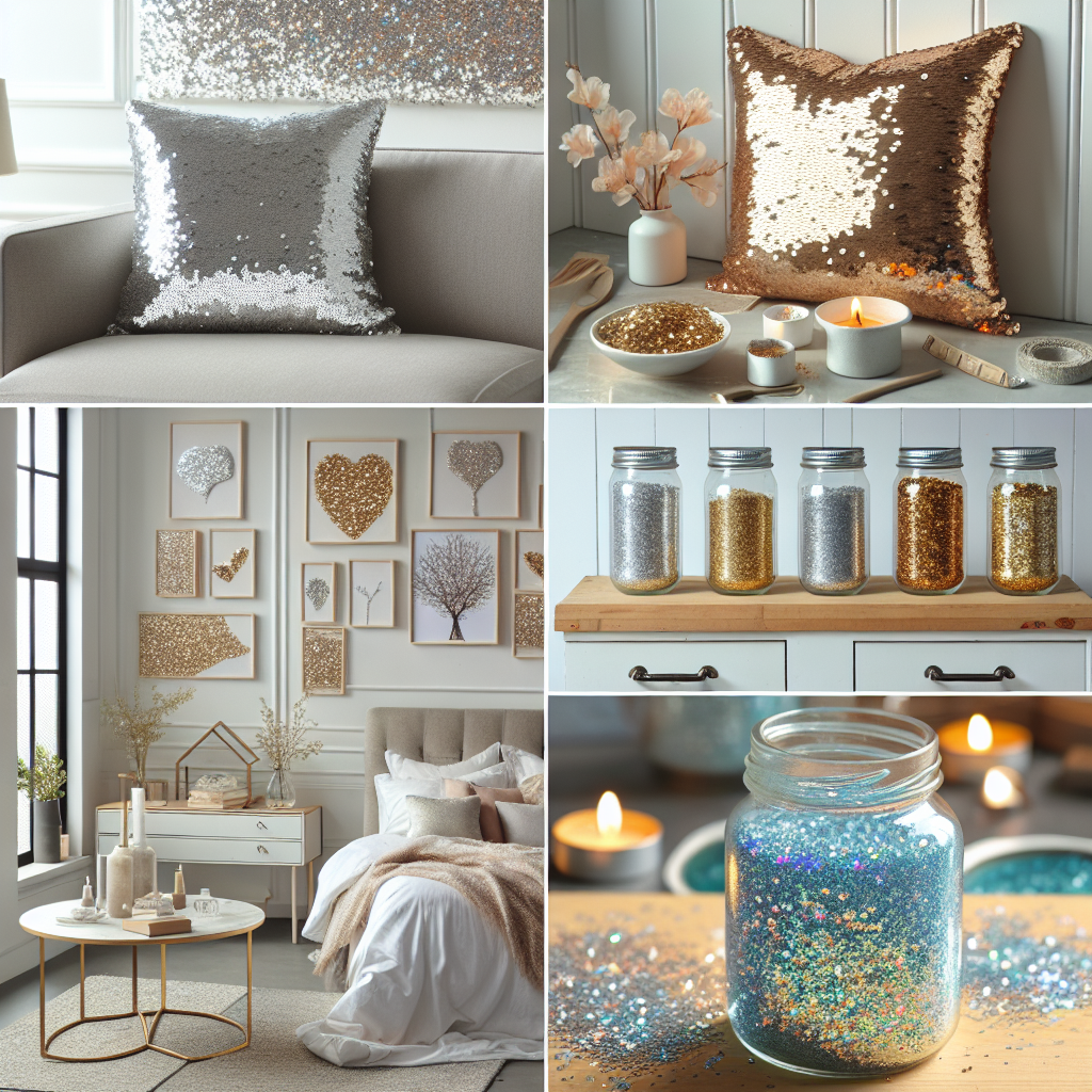 Creative Ways to Use Chunky Glitter in Home Décor