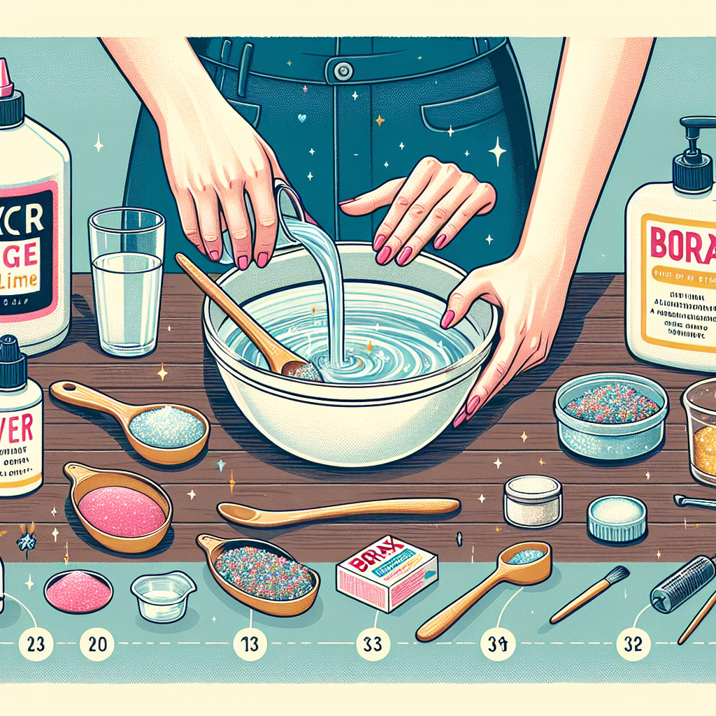 How to Make Your Own Glitter Slime at Home