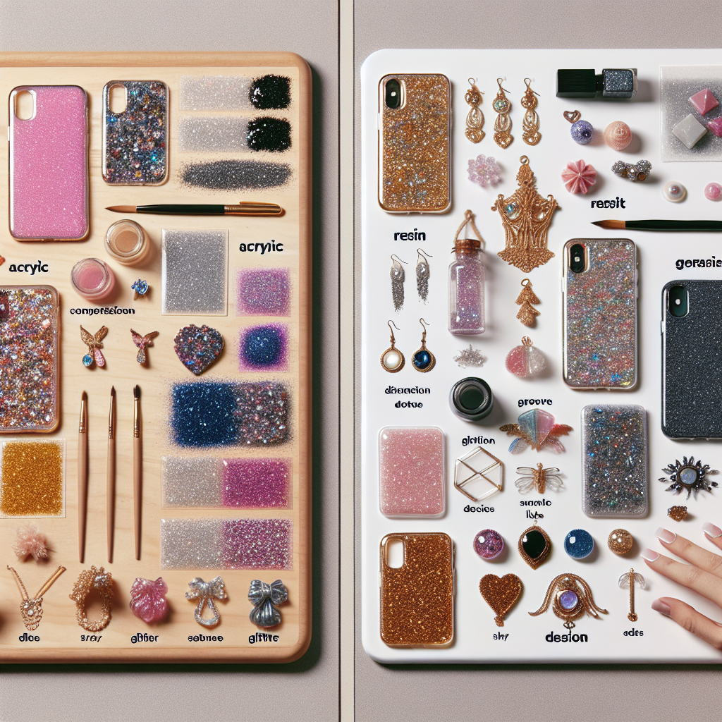 Resin vs. Acrylic: Which is Best for Glitter Projects?